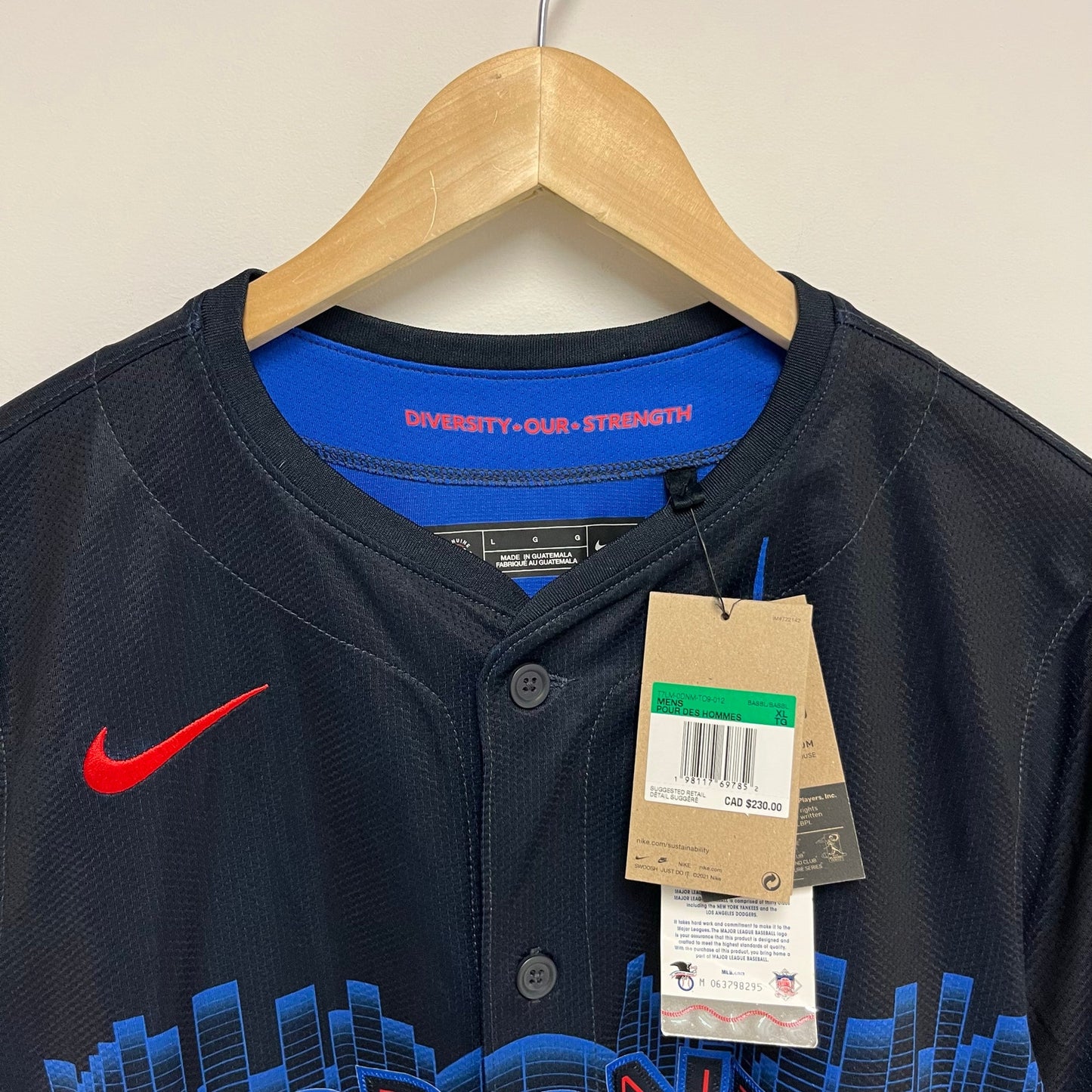 NWT Nike Toronto Blue Jays Bichette Jersey L