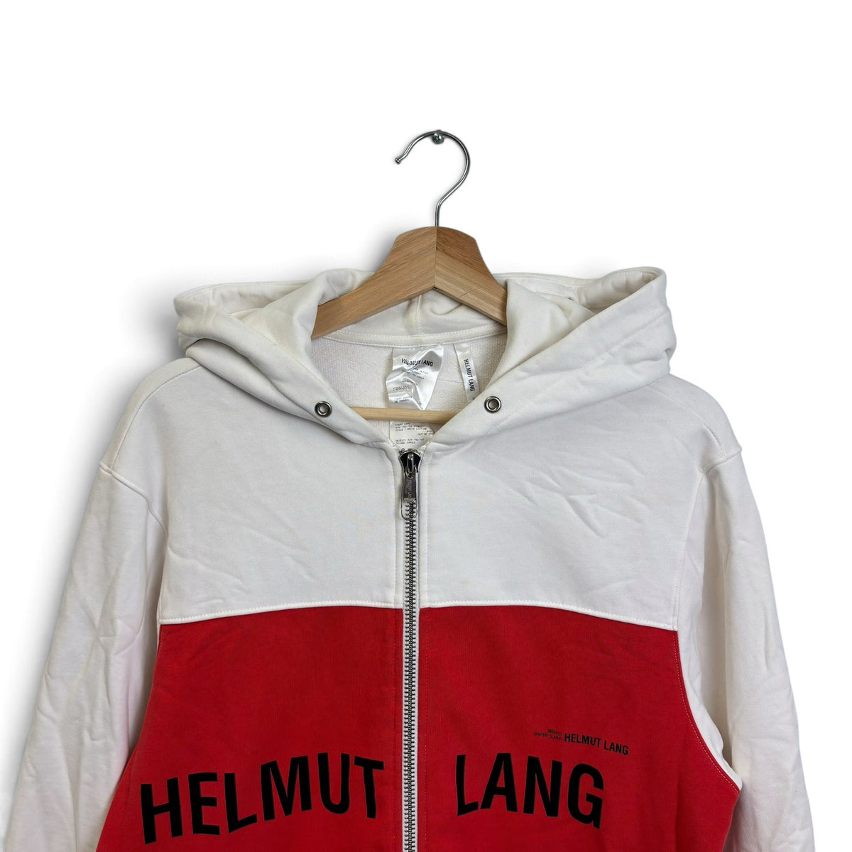 Helmut Lang x Shayne Oliver Campaign PR Panel Zip Hoodie SS18 S