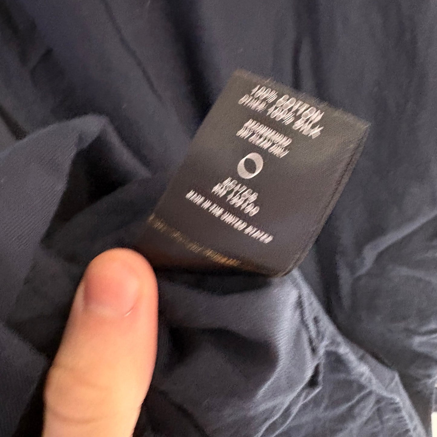 Fear of God Fifth Collection navy piped oversized shirt XL