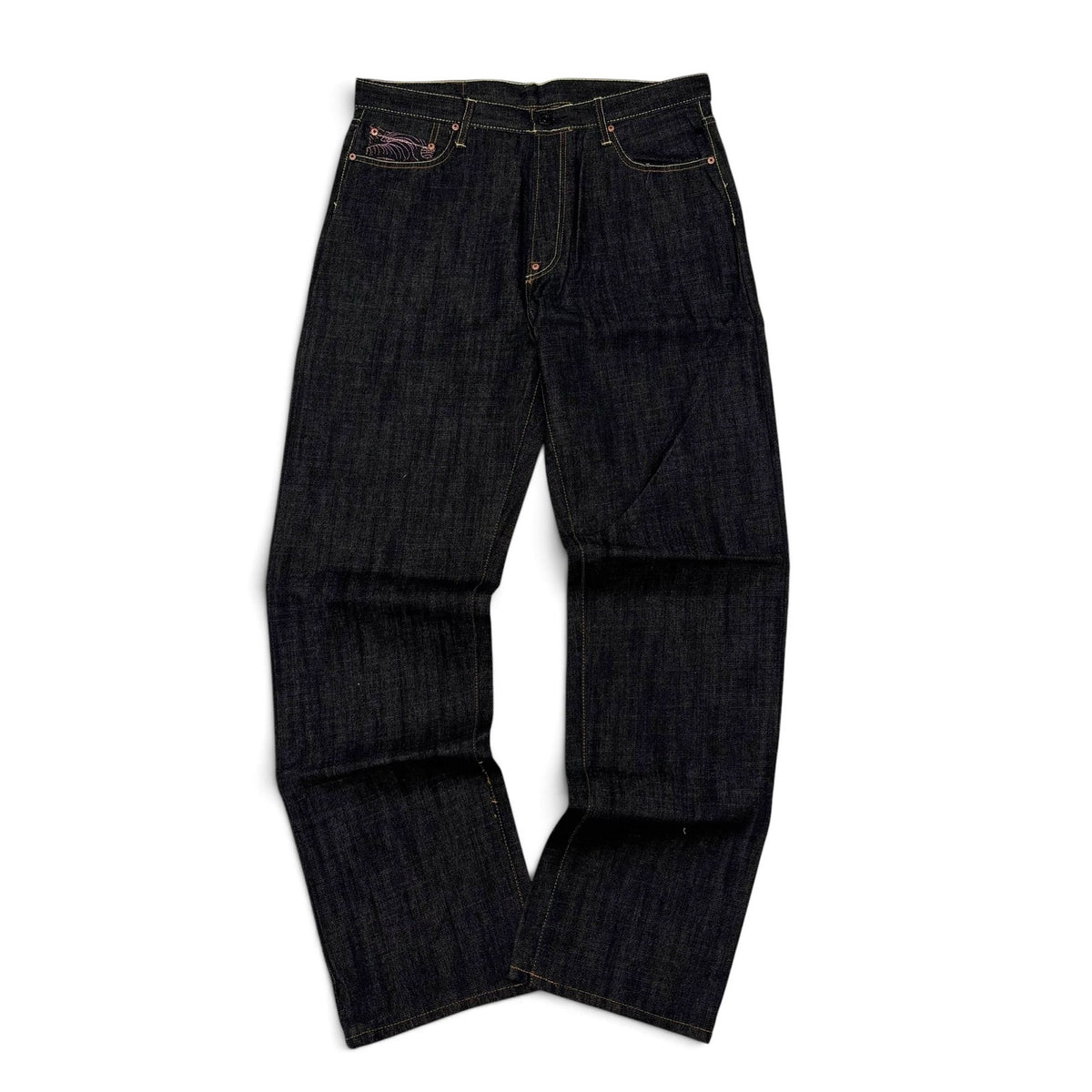 New Vintage RMC Red Monkey 2008 Erotic Ukiyo-e Raw Selvedge Jeans 34