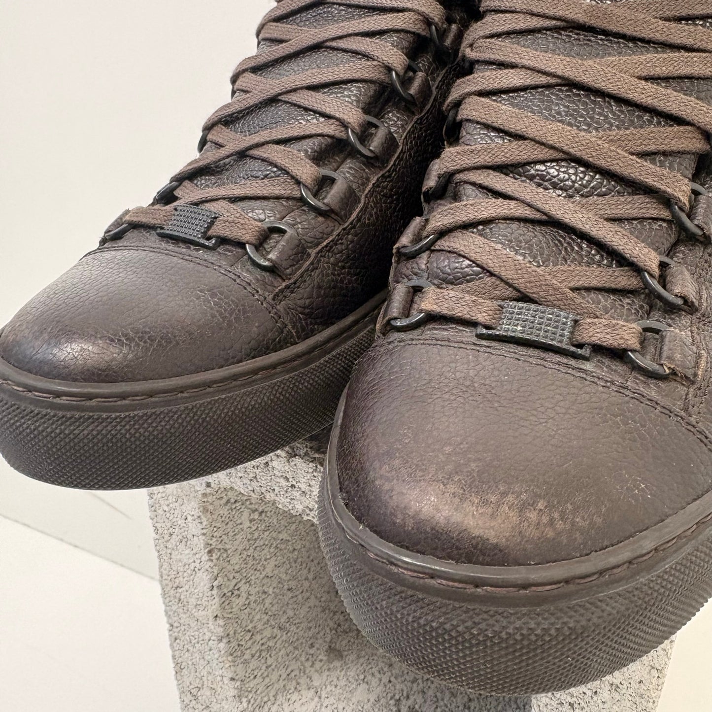 Balenciaga Arena High Brown Sneaker 8