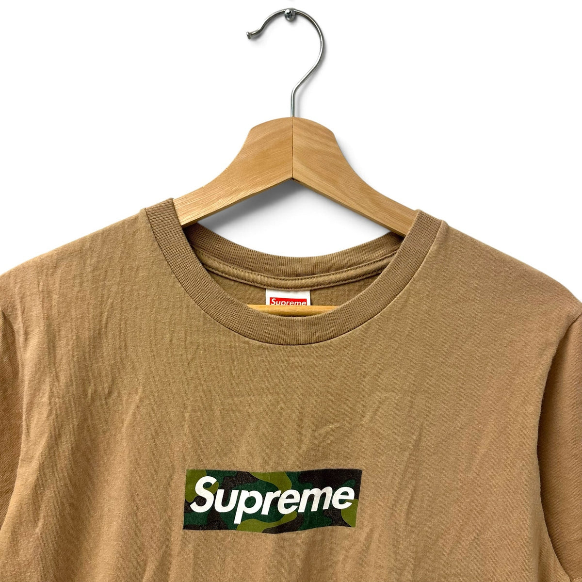 Supreme Box Logo Khaki Tee FW23 S