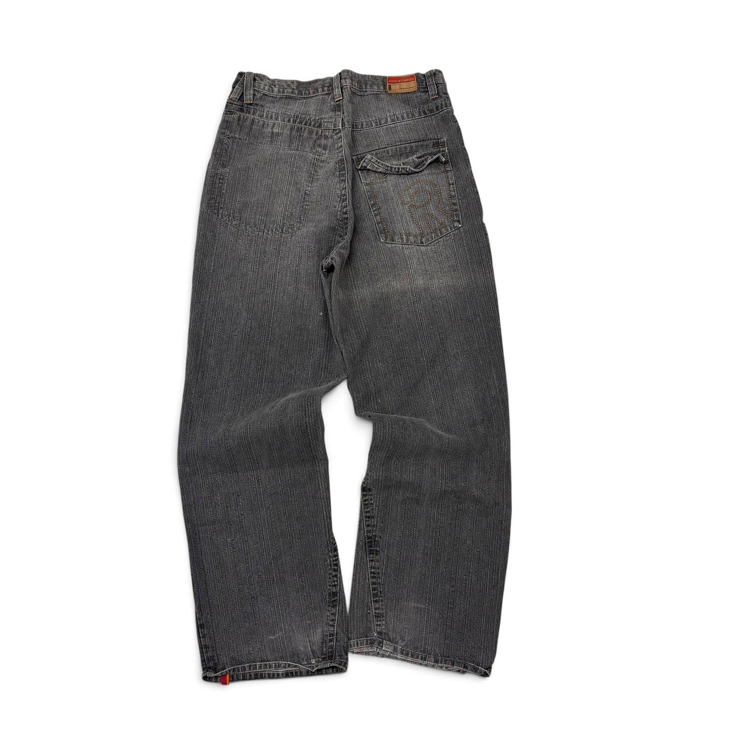 Y2K Roca Wear Washed Baggy Jeans Size 32