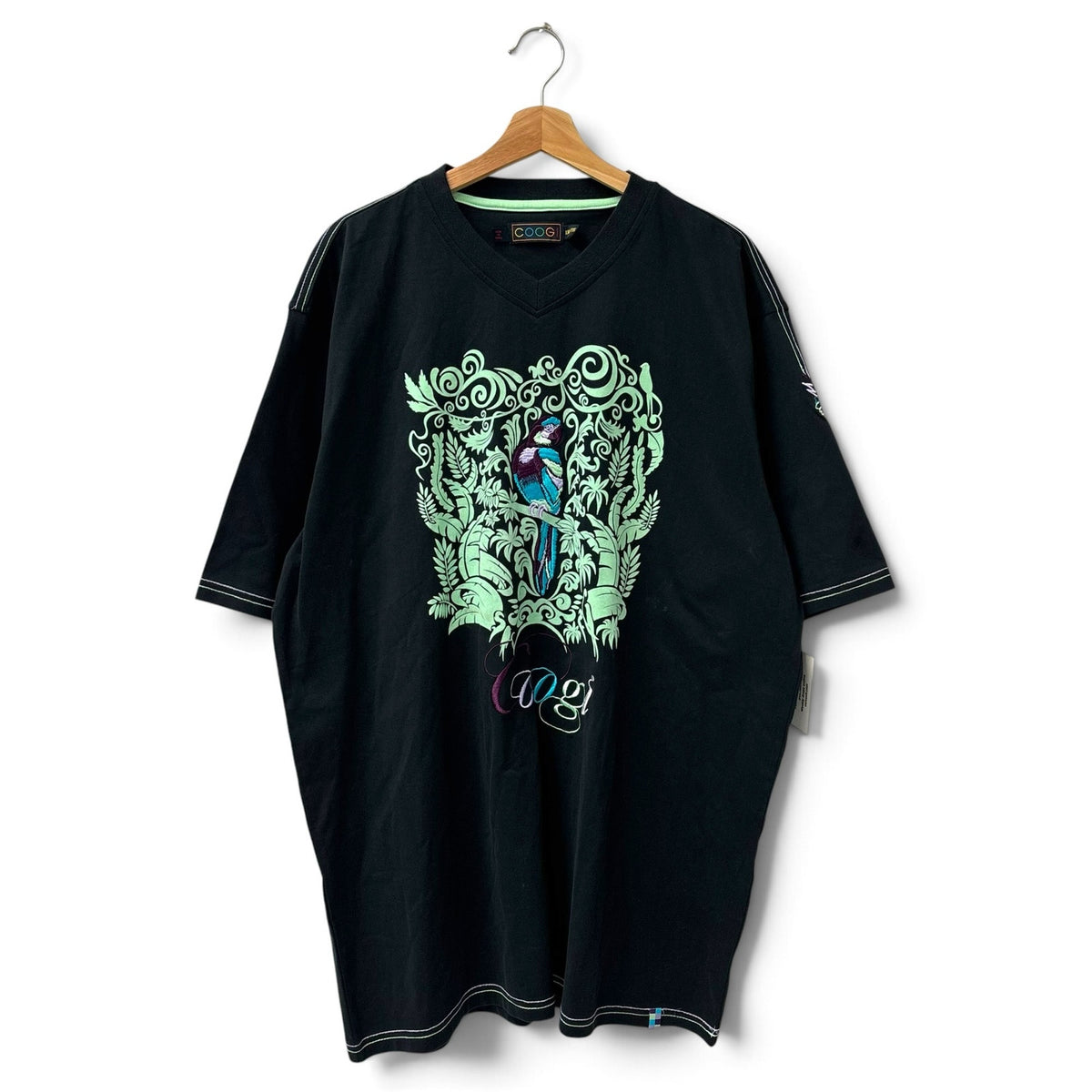 New Vintage Coogi Parrot Shirt XXL