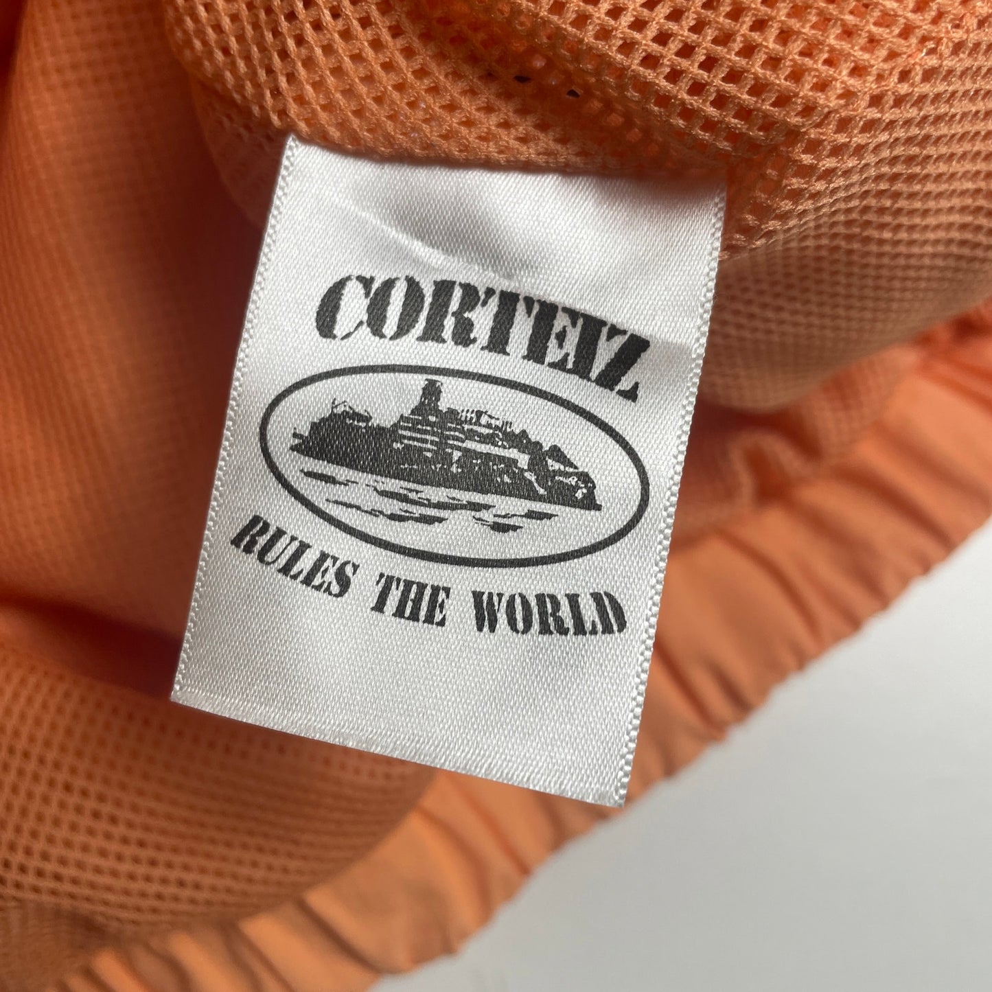 Cortiez orange zip windbreaker M