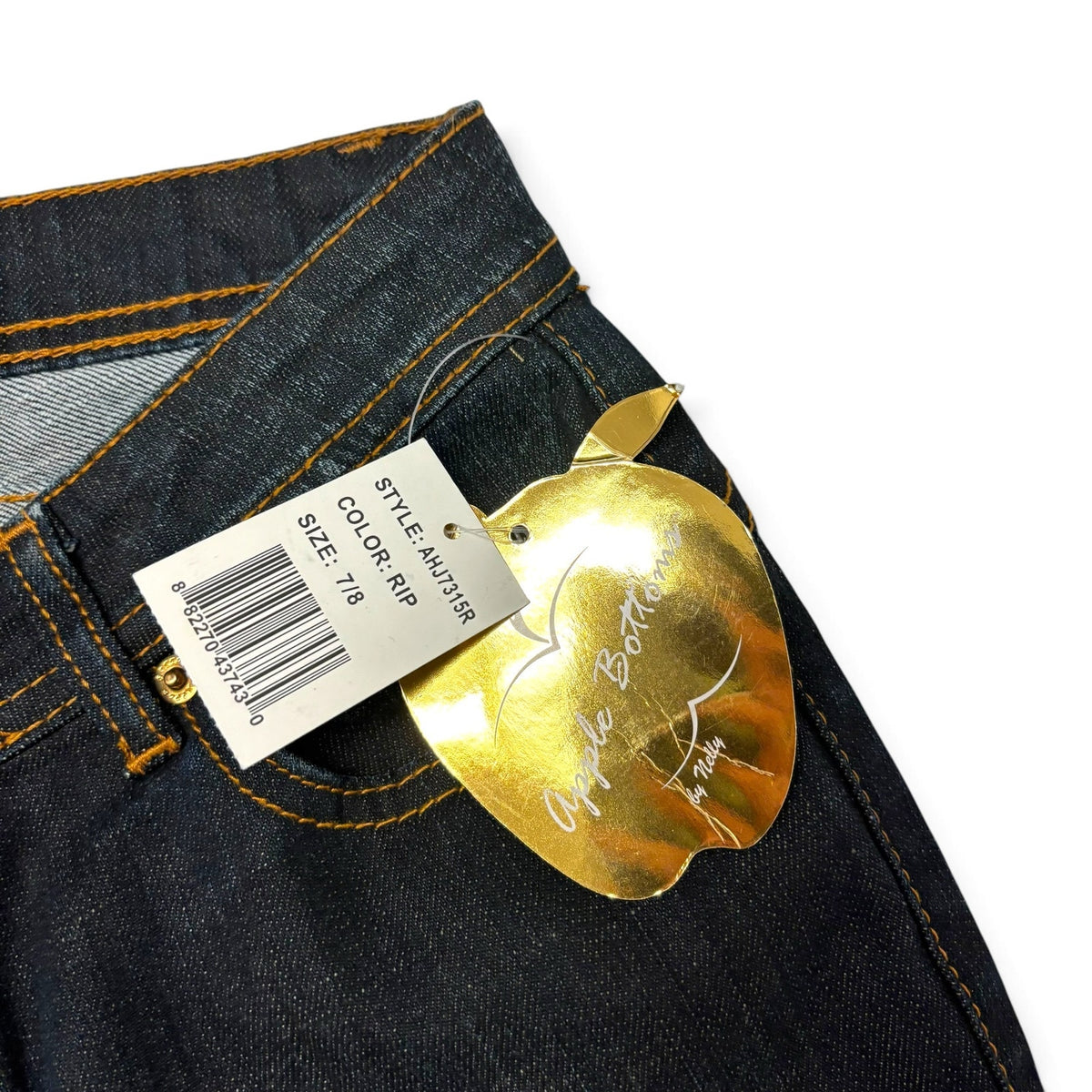 New Vintage Apple Bottom Signature Jeans 7/8
