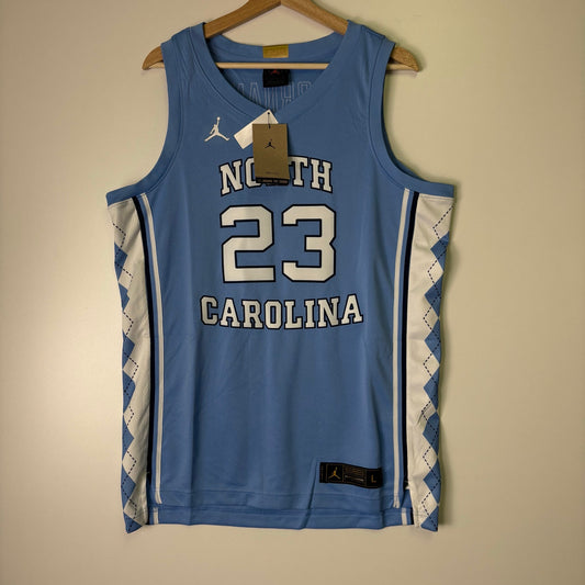 Nike UNC North Carolina Michael Jordan #23 Jersey L