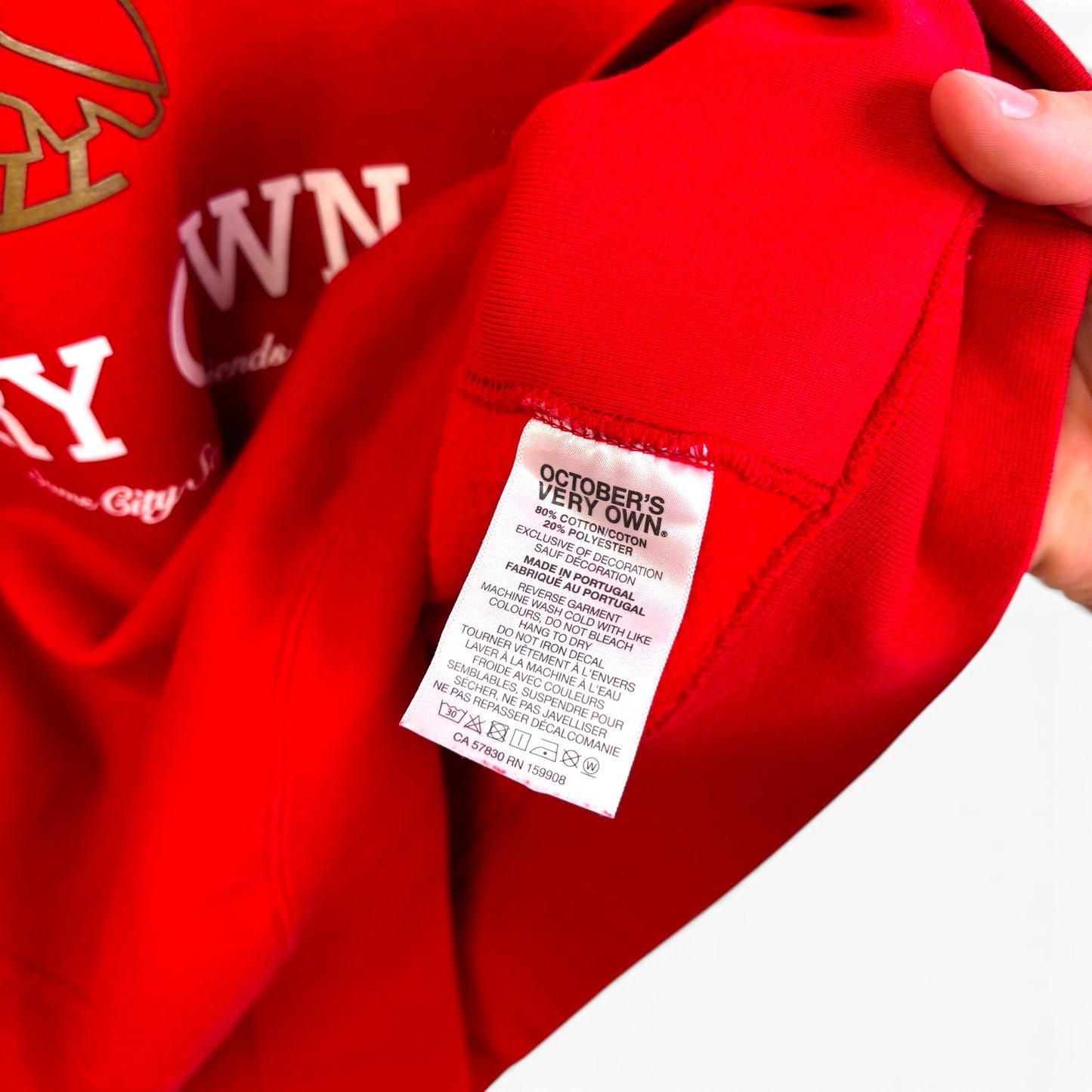 OVO Spell Out Logo Crewneck M