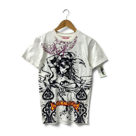 New Vintage Black Label Women's Graphic Shirt M