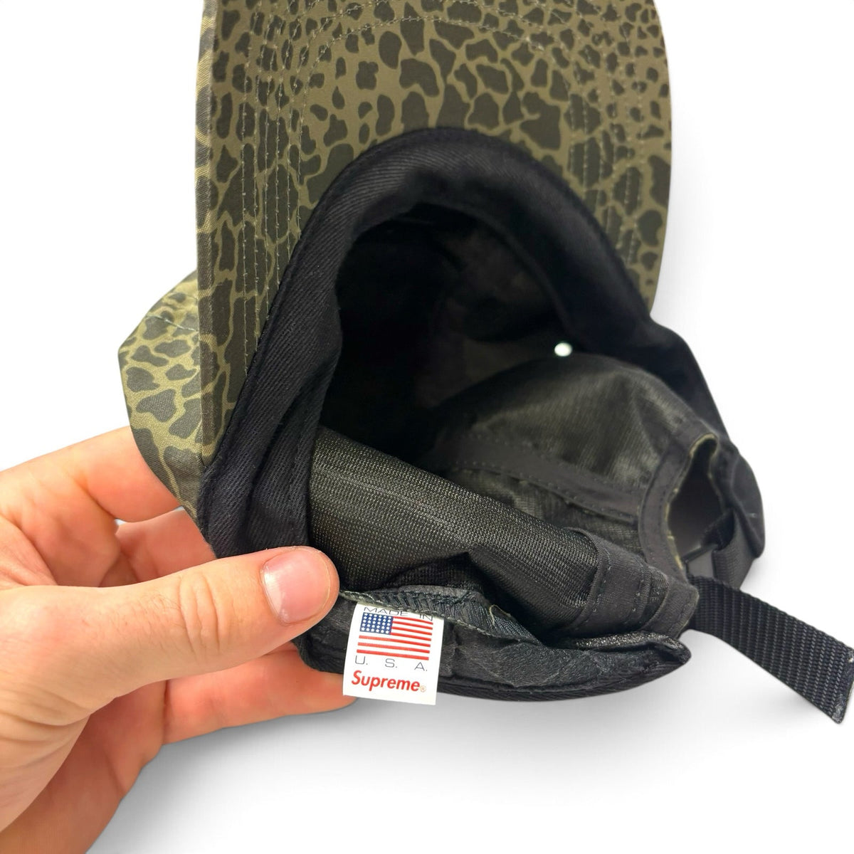 Supreme Giraffe Camo Camp Cap SS12