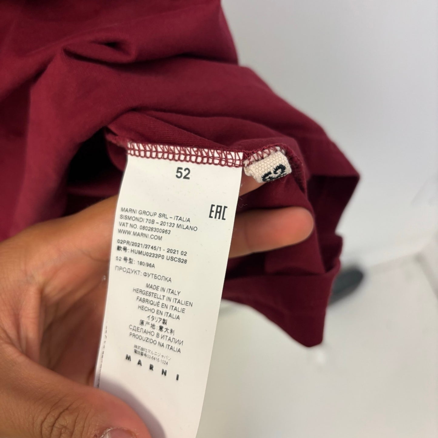 Marni Found Objects T Shirt L
