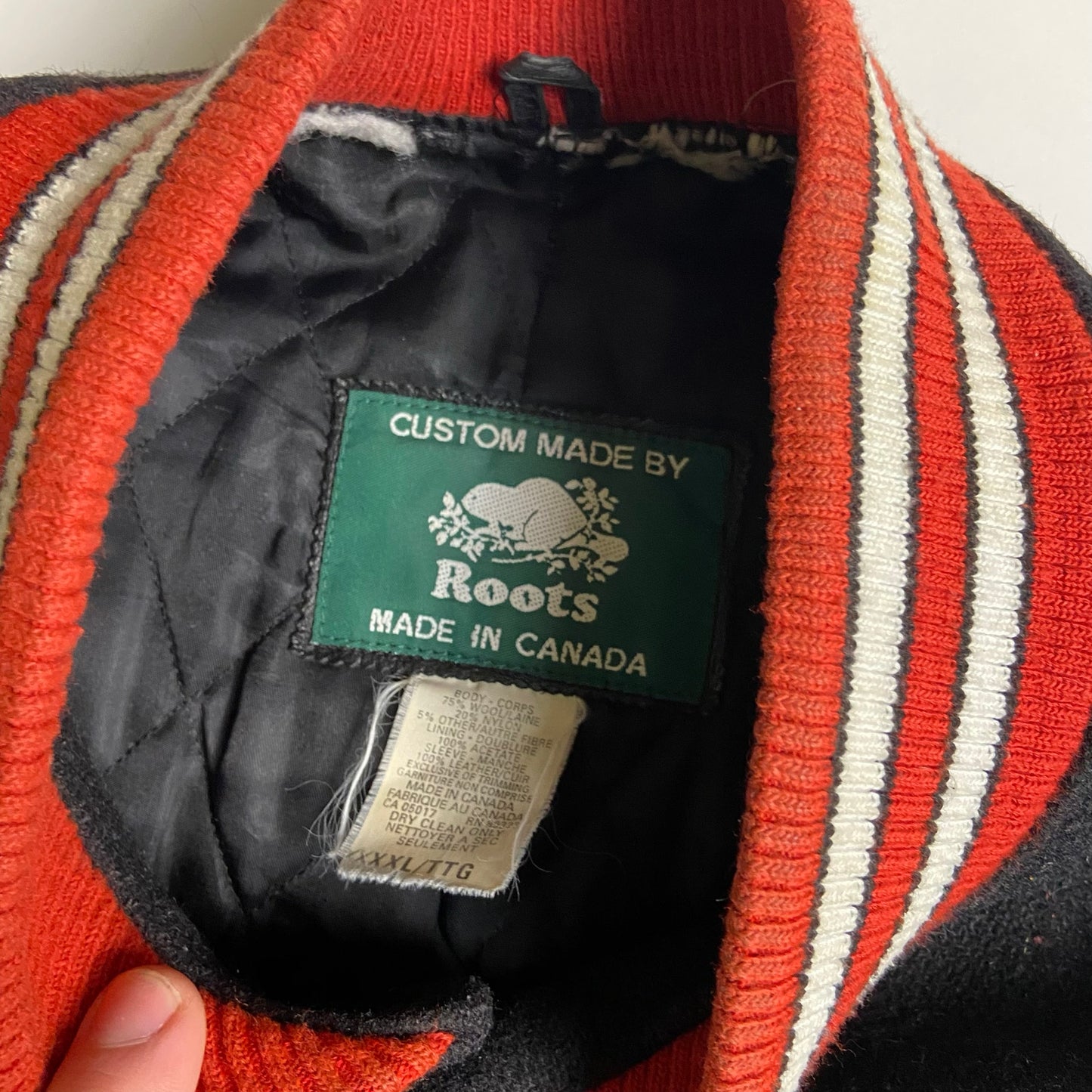 Roots Canada varsity jacket XXL