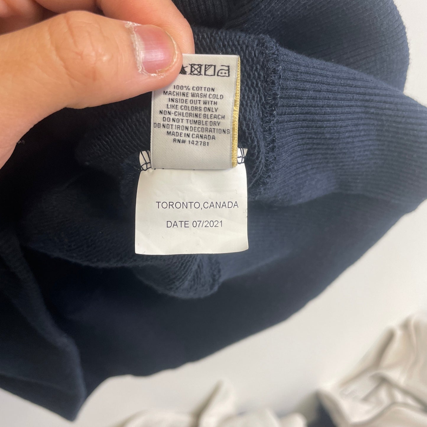 Aime Leon Dore Queens Crest Navy Hoodie S NWT
