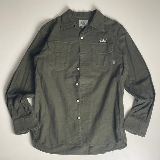 BAPE Ursus military wool button up shirt M