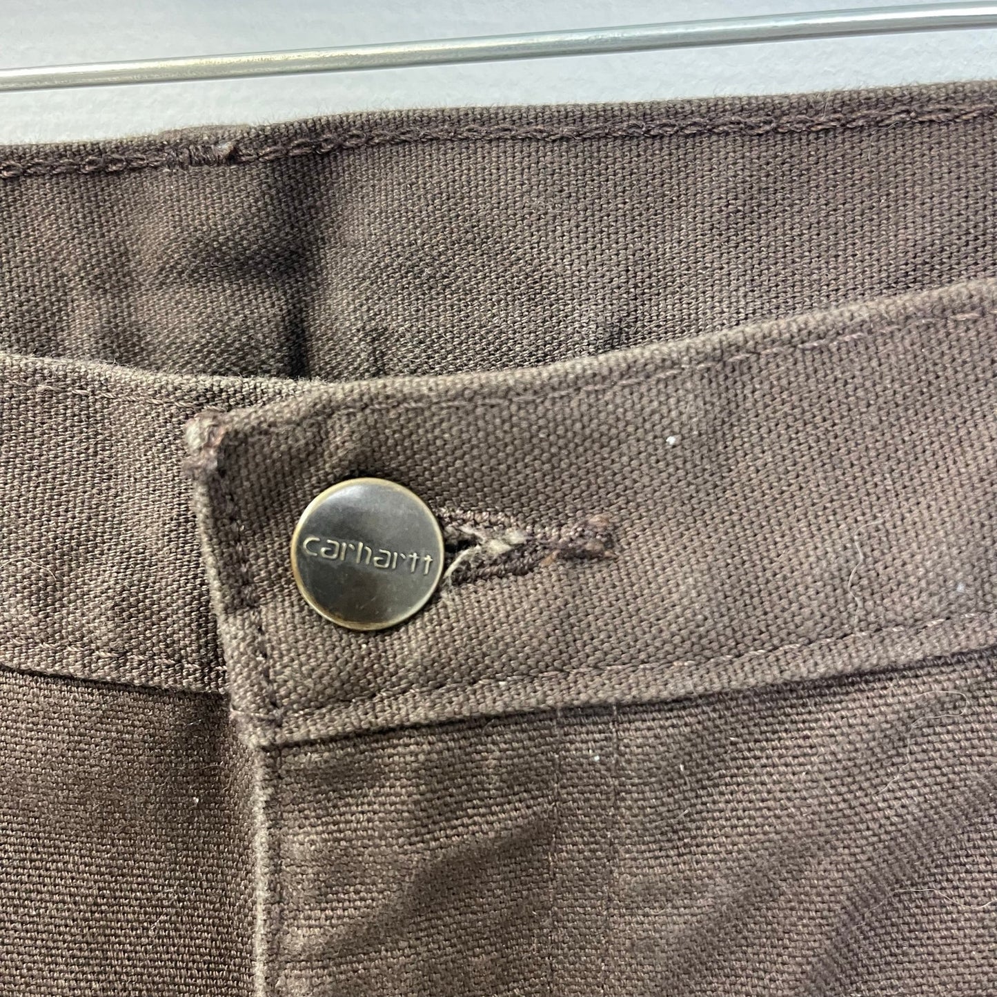 Carhartt double knee mocha brown pants 32