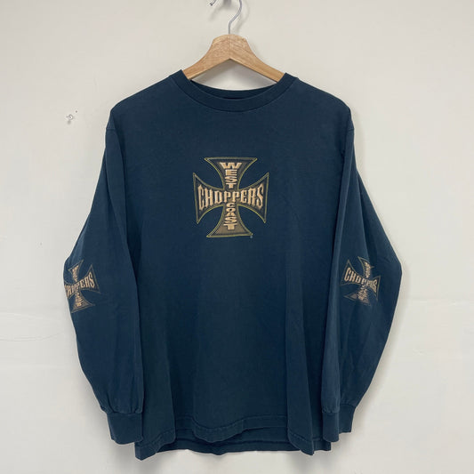 West coast choppers jesse james biker long sleeve L