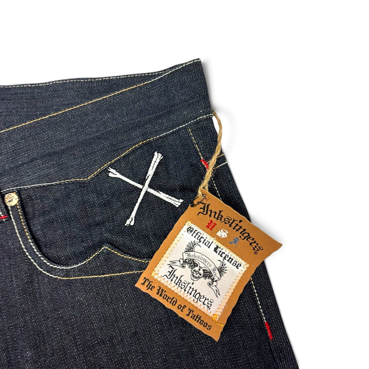 New Vintage Ink Slingers USA Jeans 38