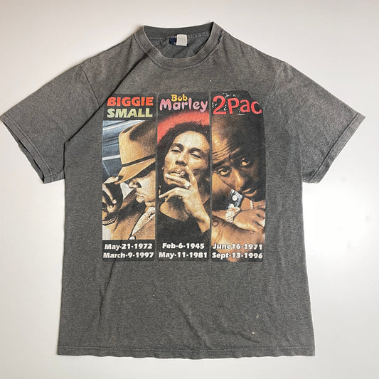 90s lugs Tupac B.I.G Marley tee XL