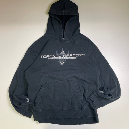 Vintage adidas Toronto raptors hoodie L
