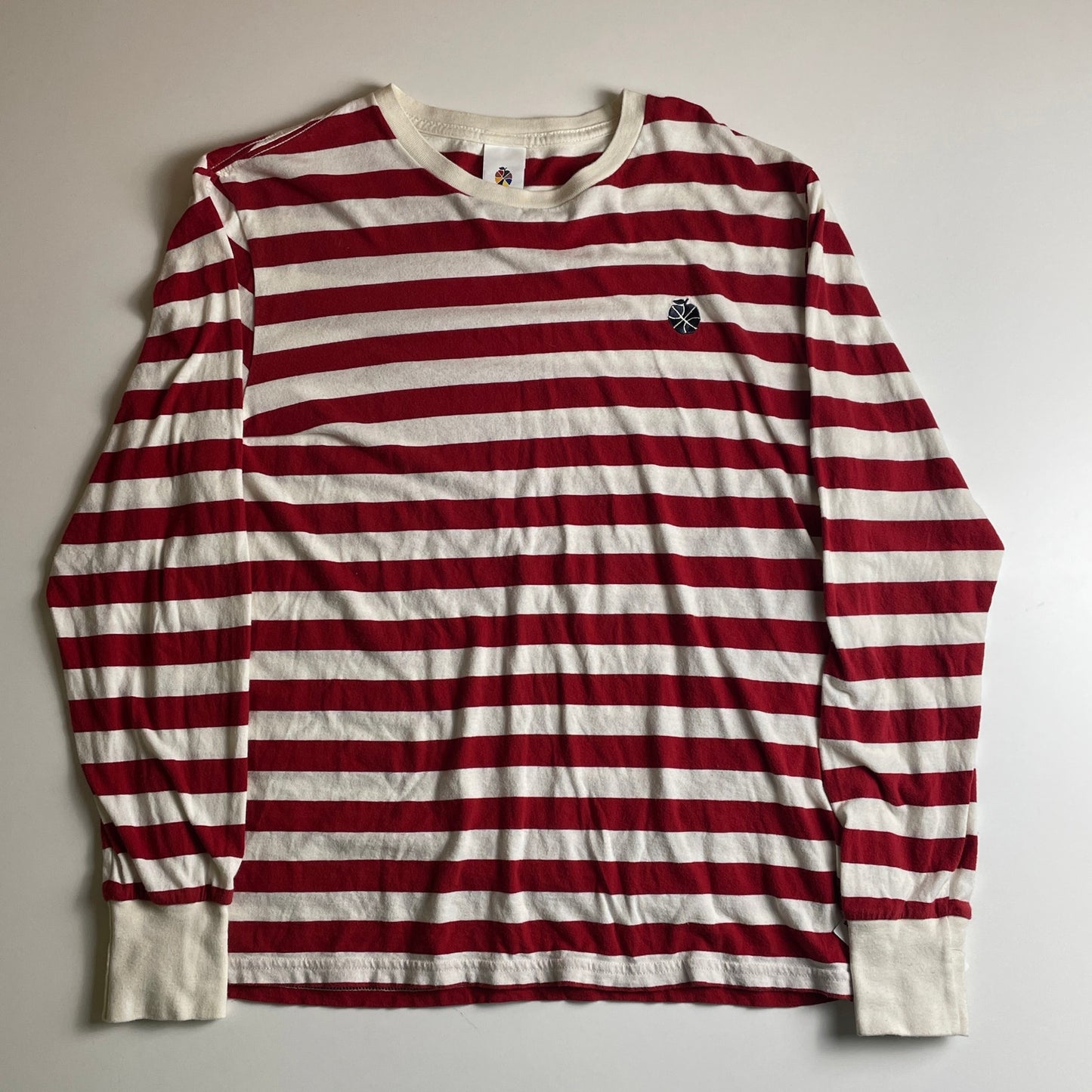 Aime Leon Dore striped red longsleeve shirt M