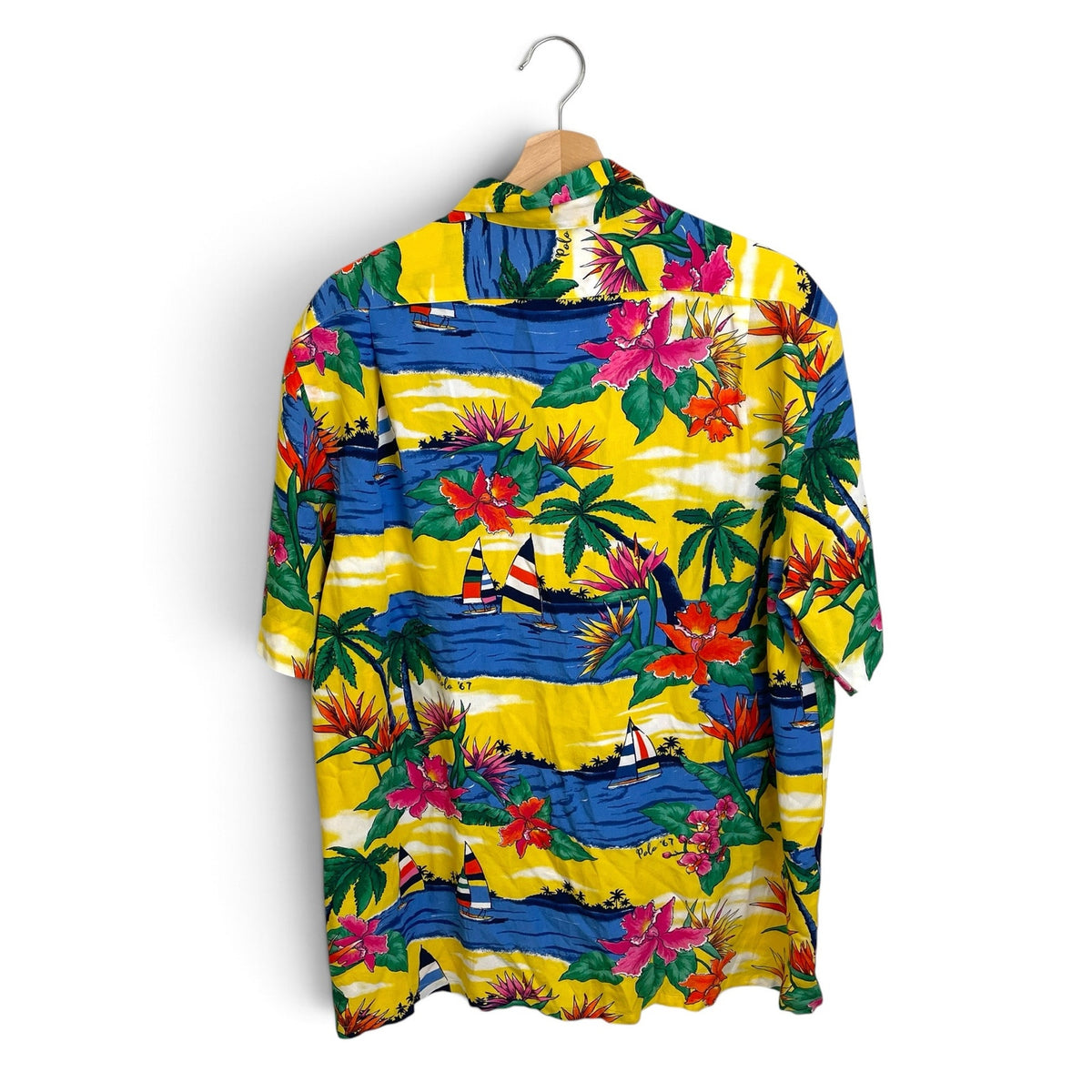 Polo Ralph Lauren Sail Boat Print Button Up L