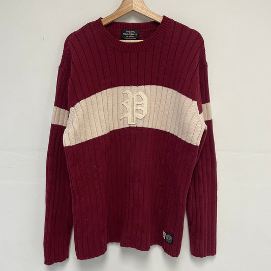 Polo Ralph Lauren Woven Wool knit sweater L