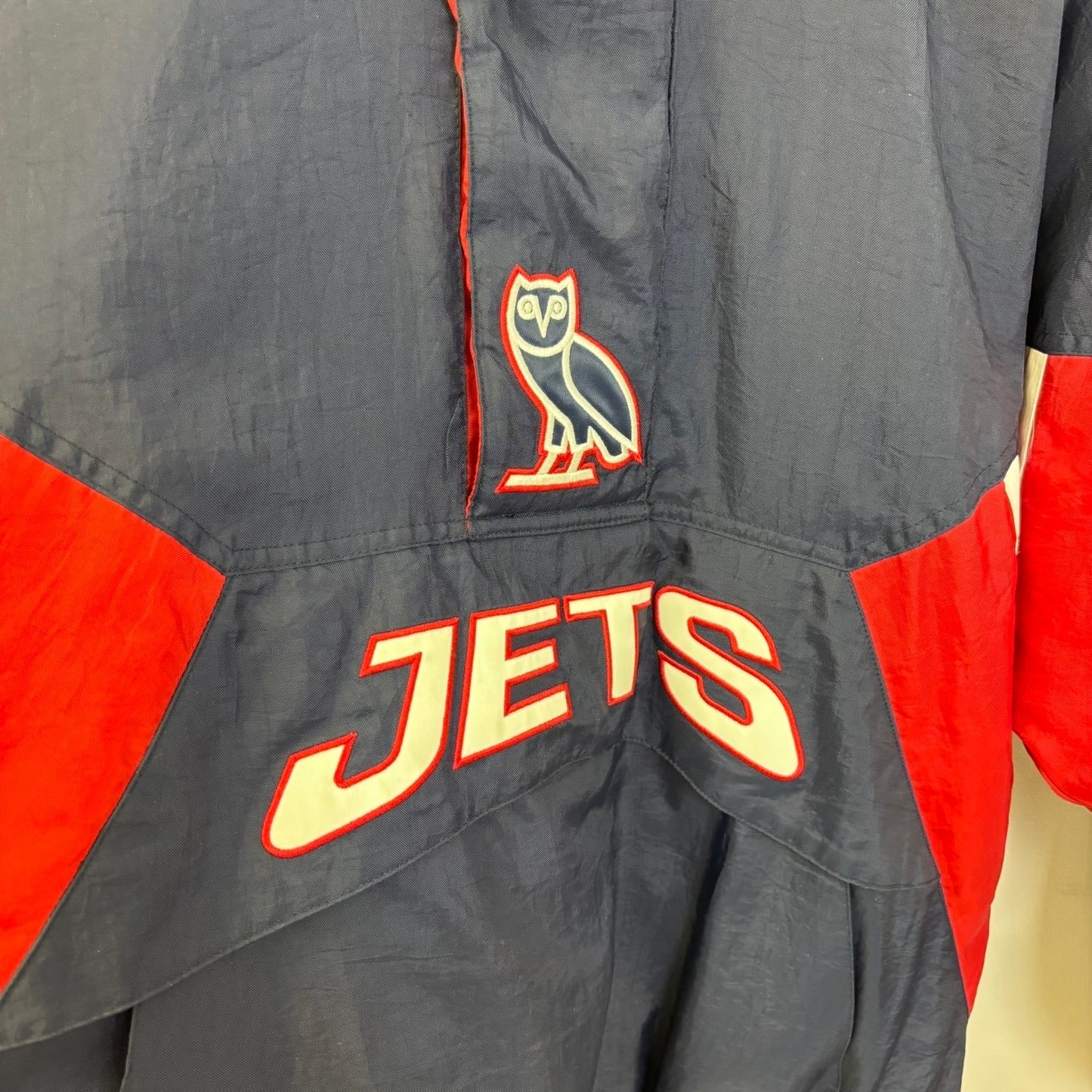 OVO x NHL Winnipeg Jets Starter Half-Zip Hooded Jacket M