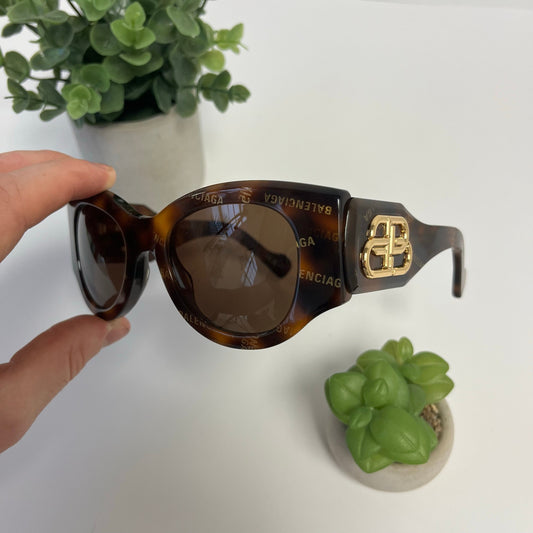 Balenciaga Havana/Brown Sunglasses New