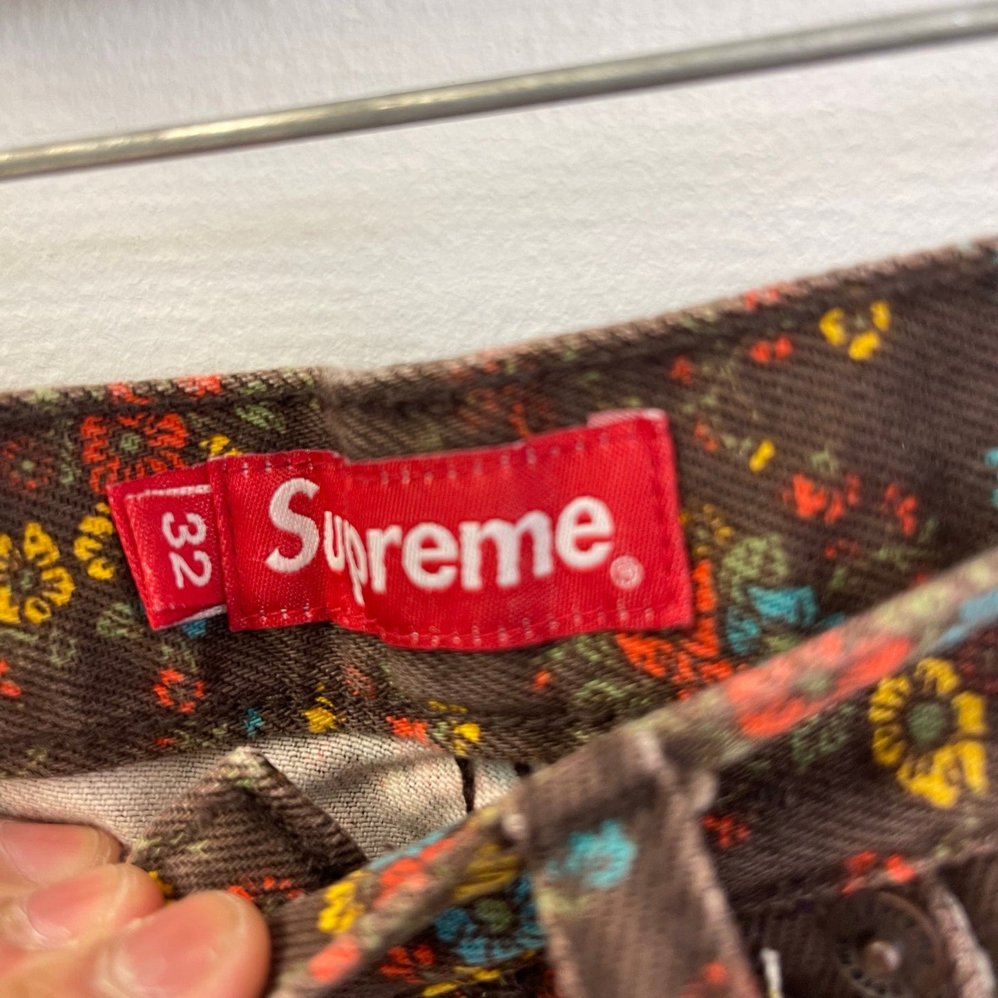 Supreme Regular Jean Flowers 32