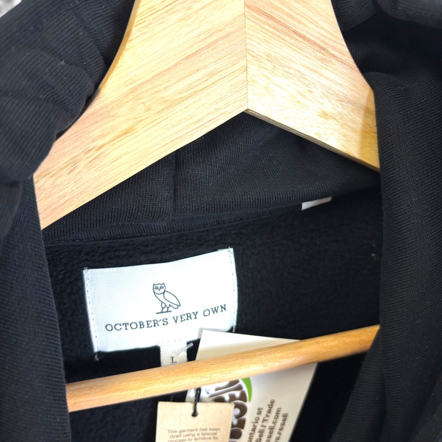 New OVO Spell Out Logo Hoodie M