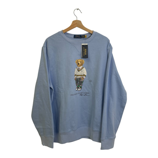 Polo Bear Ralph Lauren Blue Crewneck NWT Xl