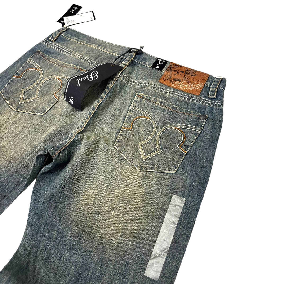 New Y2K Mark Ecko Straight Cut Baggy Jeans 38