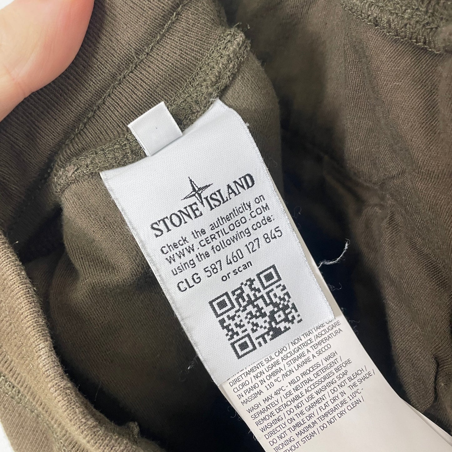 Stone Island Track Pant Green Logo Patch XL