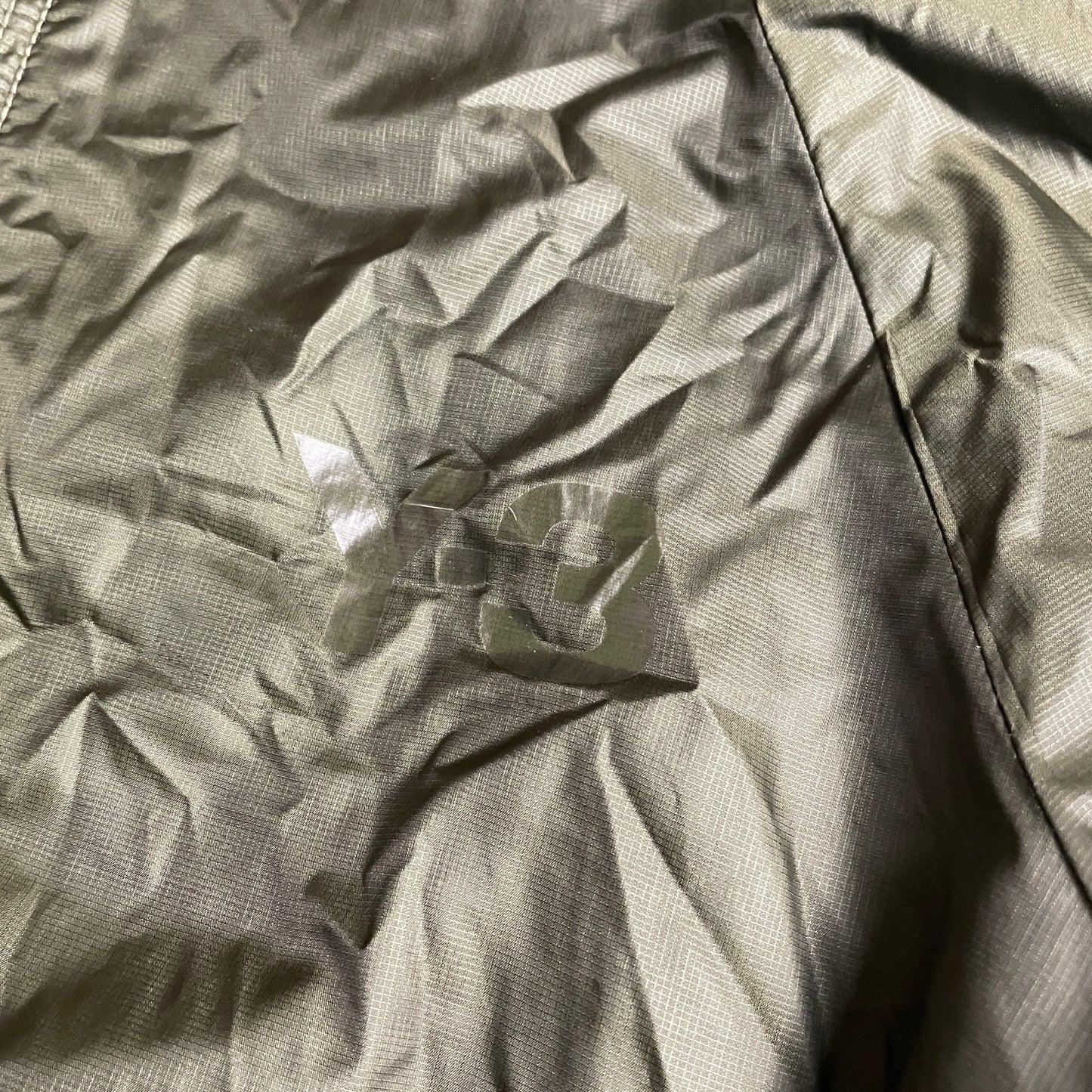 Y3 army green wind breaker