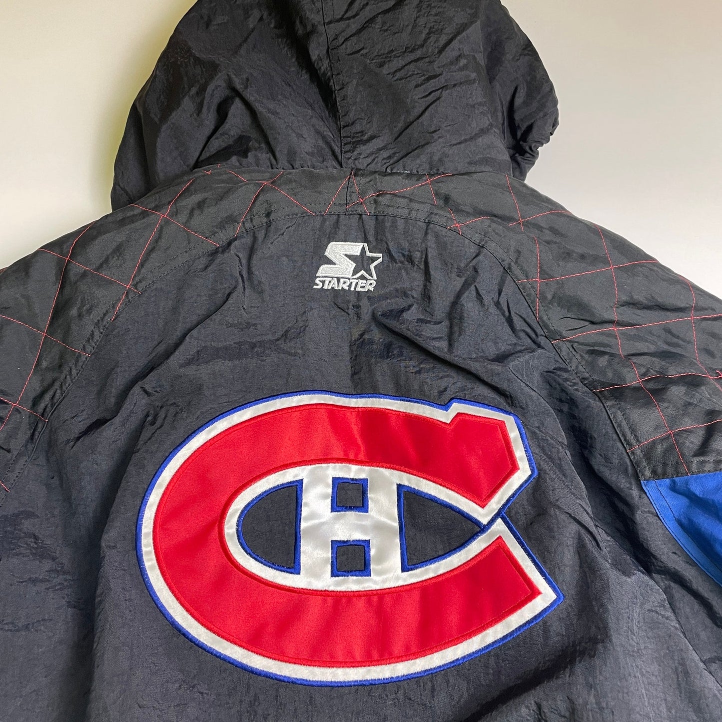 STARTER Montreal Canadians hooded jacket M