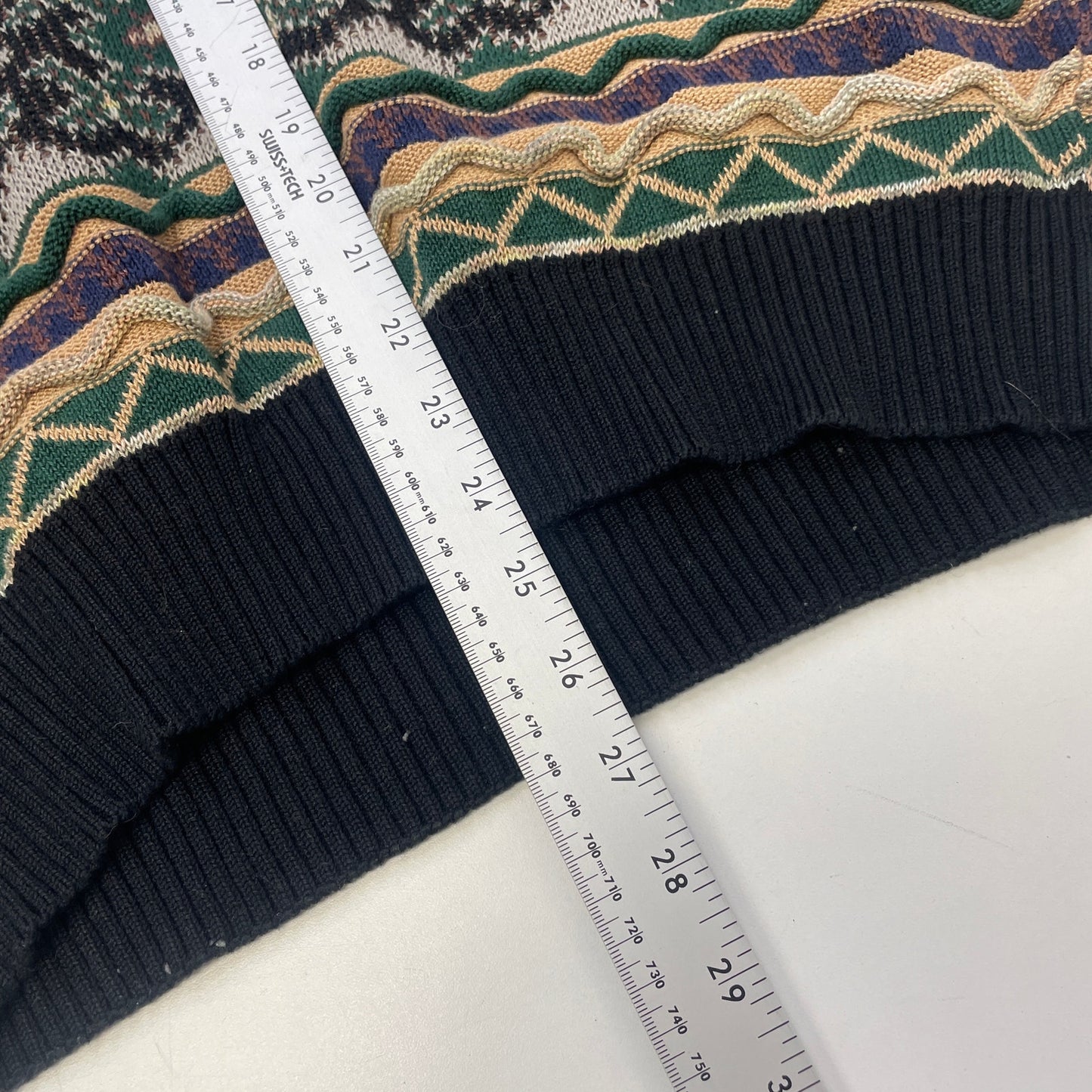 Vintage 3d Knit Sweater XL