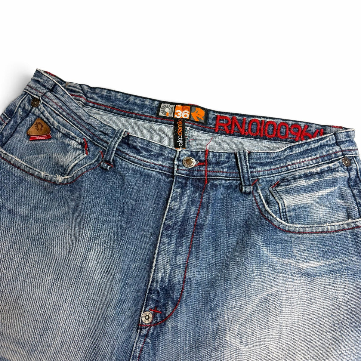 Akademiks Baggy Embroidered Jorts 36