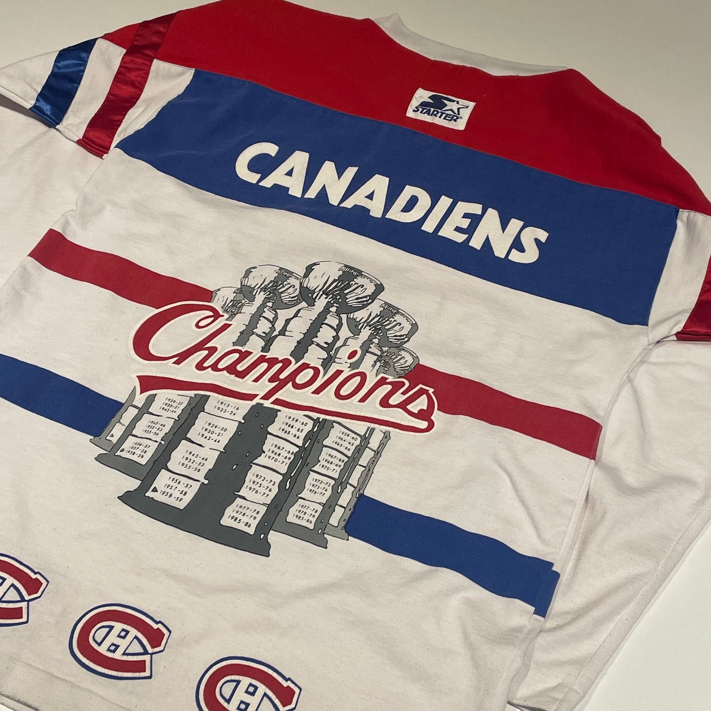 Vintage starter Montreal canadiens aop long sleeve M