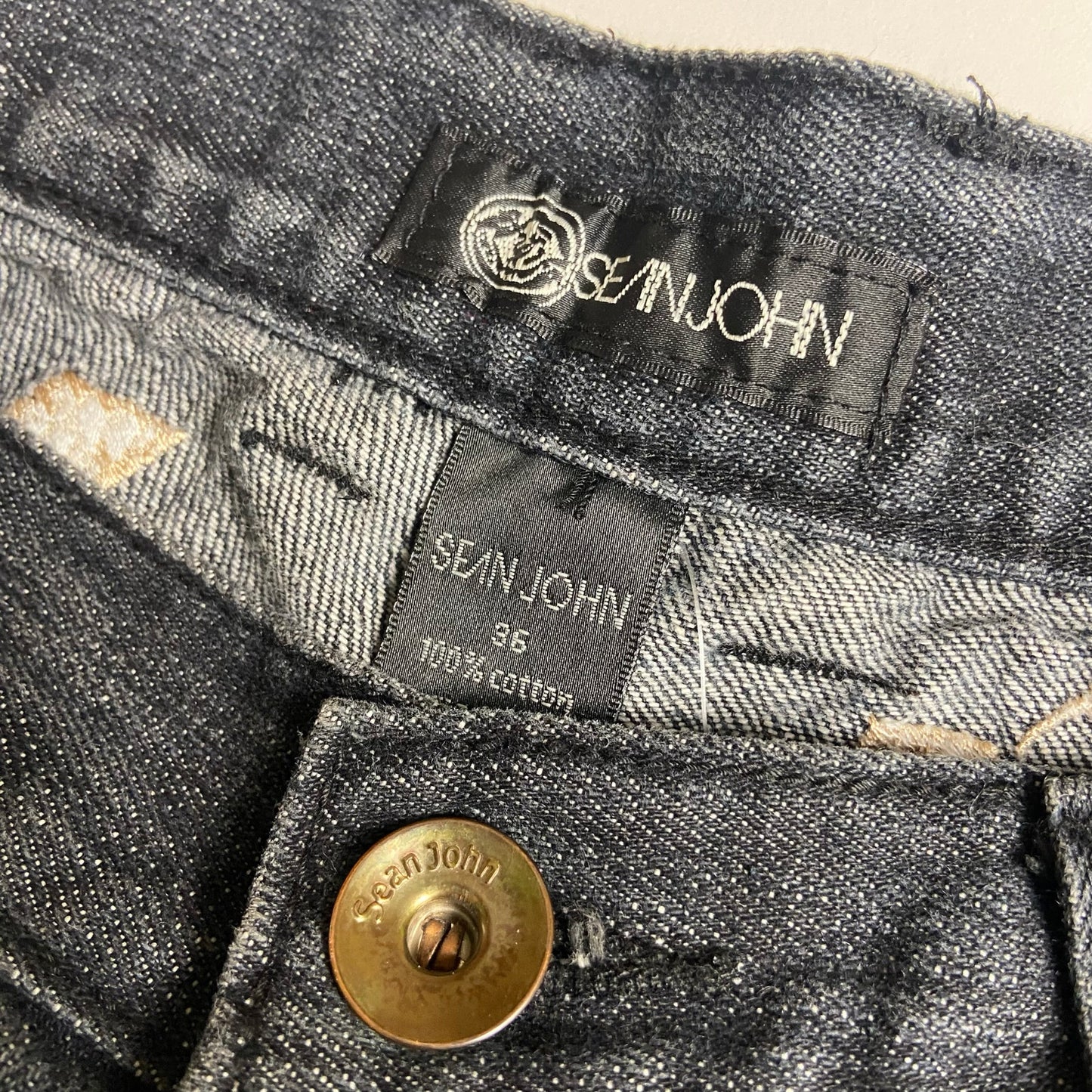 Sean John Y2K embroidery baggy jeans