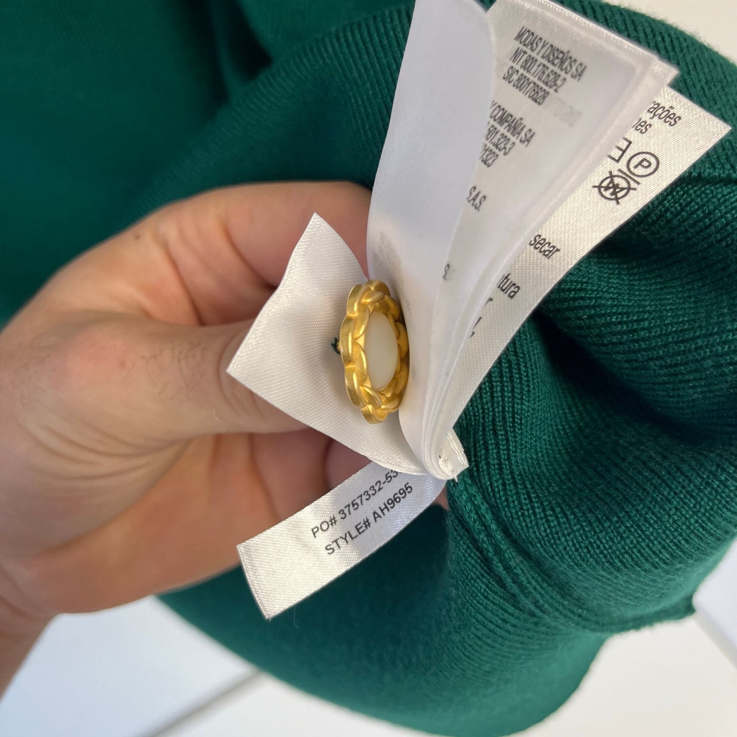 Golf Le Fleur x Lacoste Button Up Sweater XS