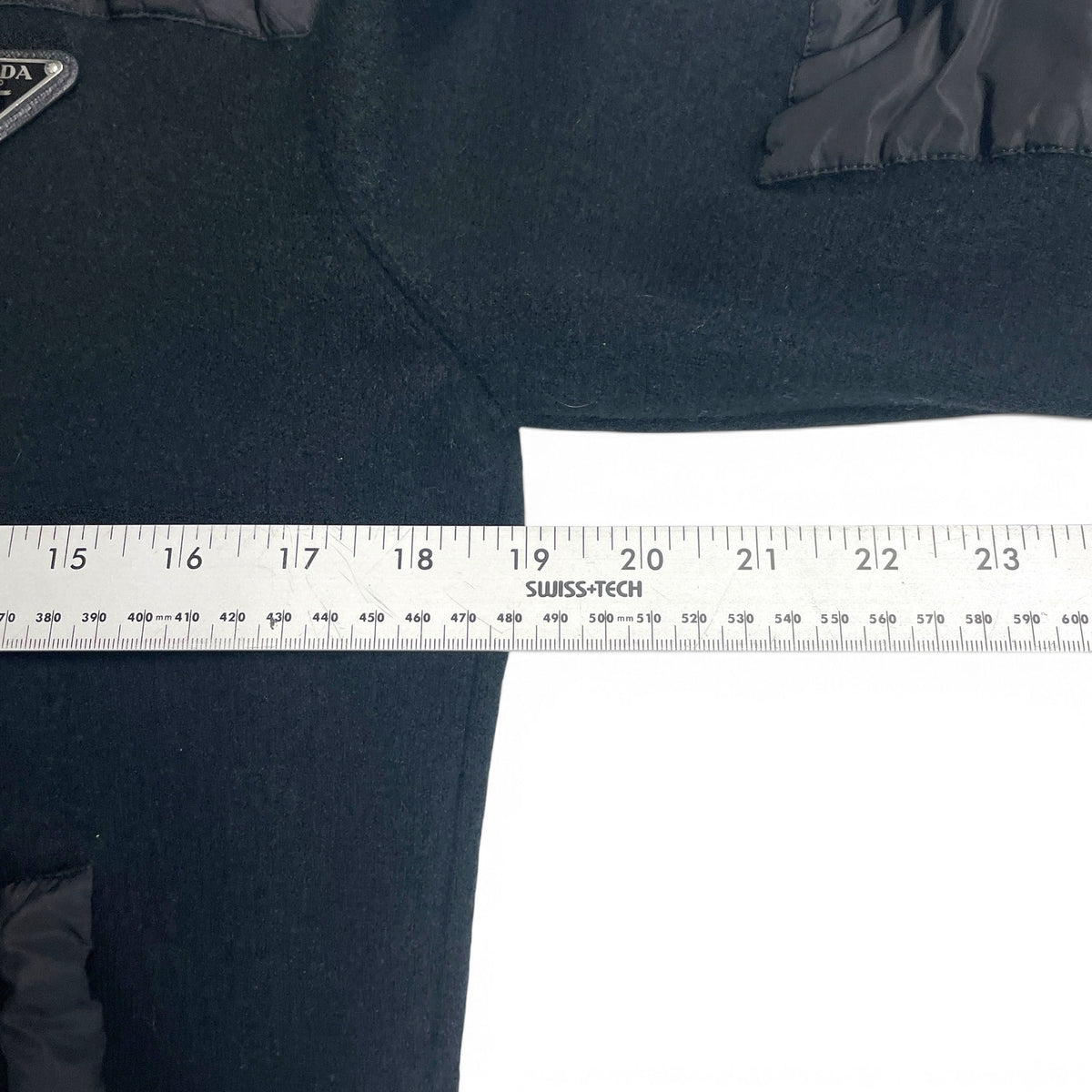 Prada Knit Nylon Bomber Zip Up Jacket 54