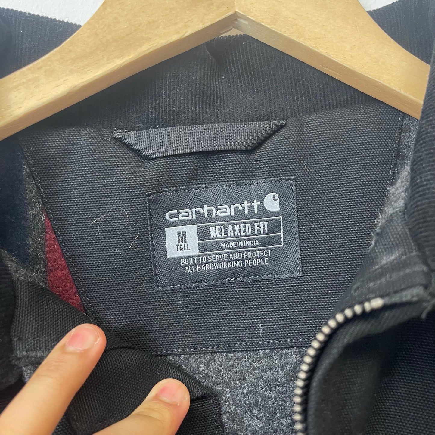 Carhartt Duck Blanket Detroit Jacket Black M NWT