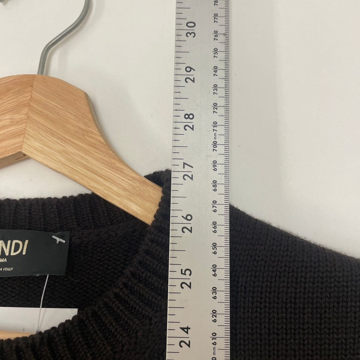 Fendi Roma Neon Knit Crewneck M