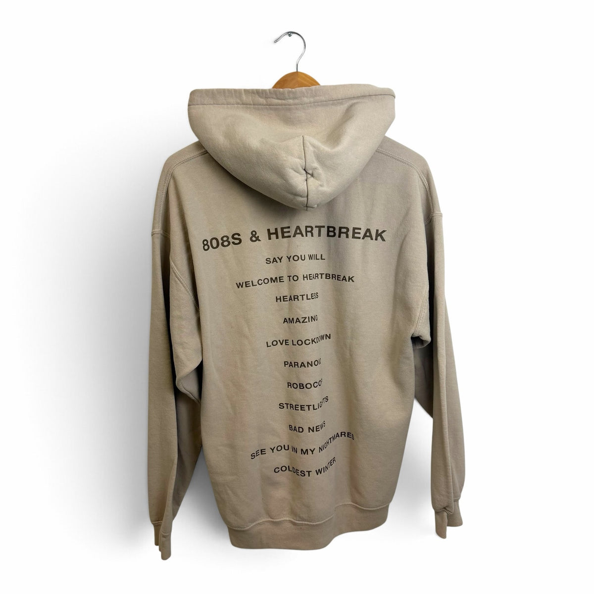 Kanye Weat 808s & Heartbreak 2015 Tour Hoodie L