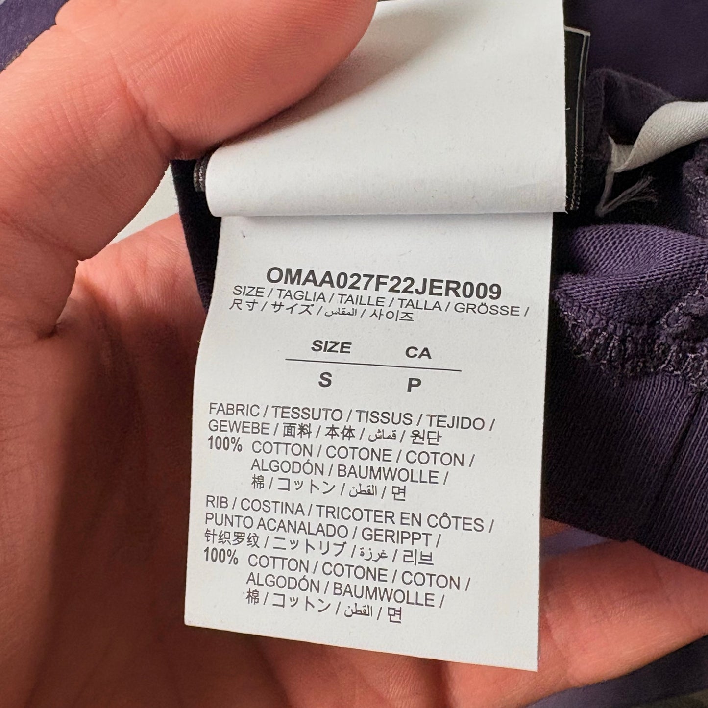 Off-White Logo Printed Crewneck T-Shirt S NWT
