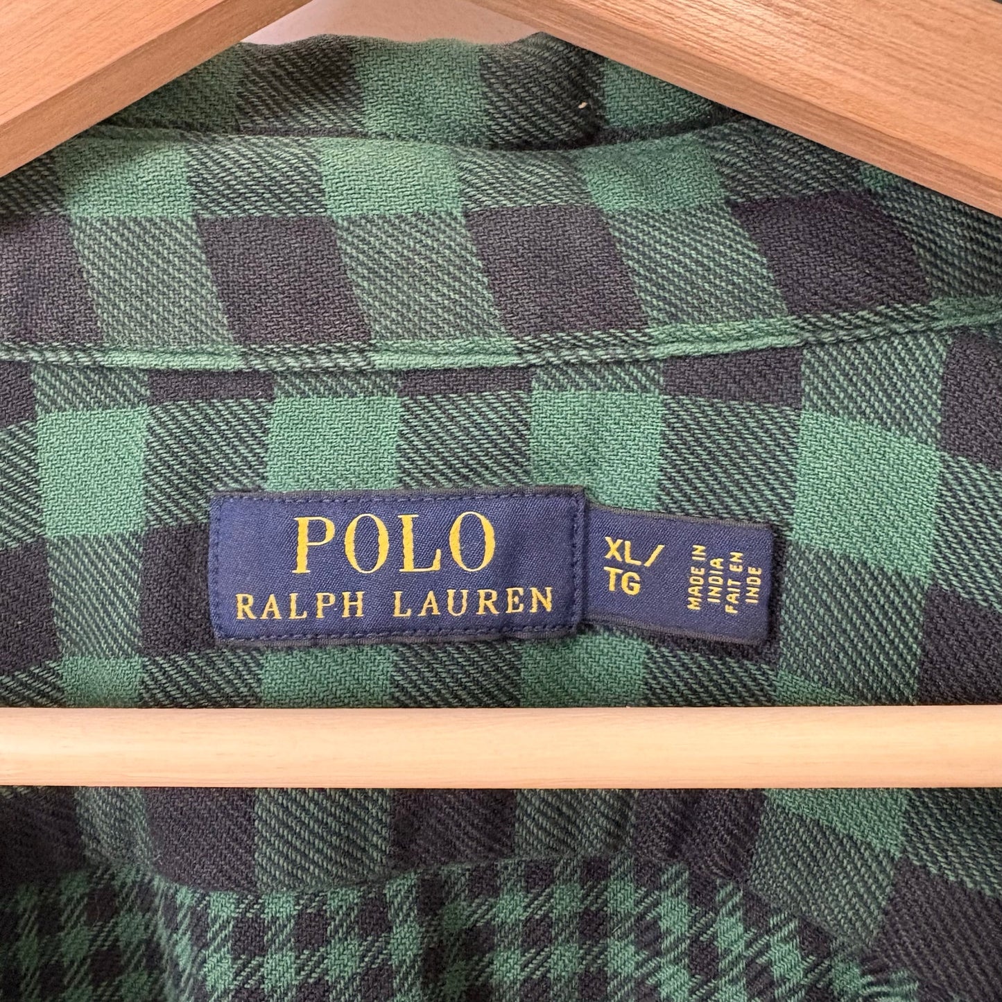 Polo Ralph Lauren Flannel Shirt Green XL
