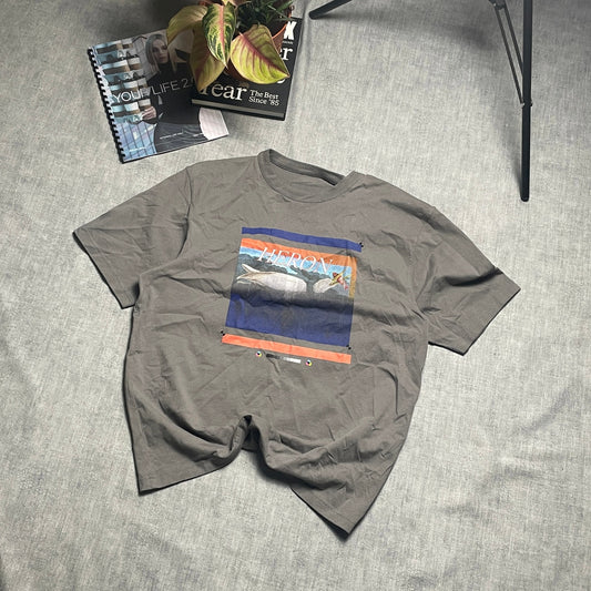 Heron Preston misprinted heron t shirt L NWT
