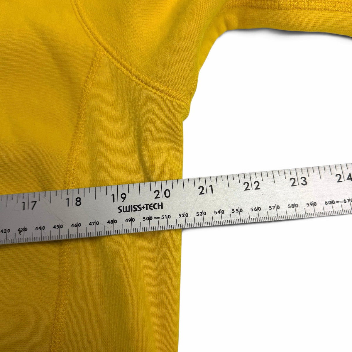 Supreme Yellow Spell Out Hoodie M