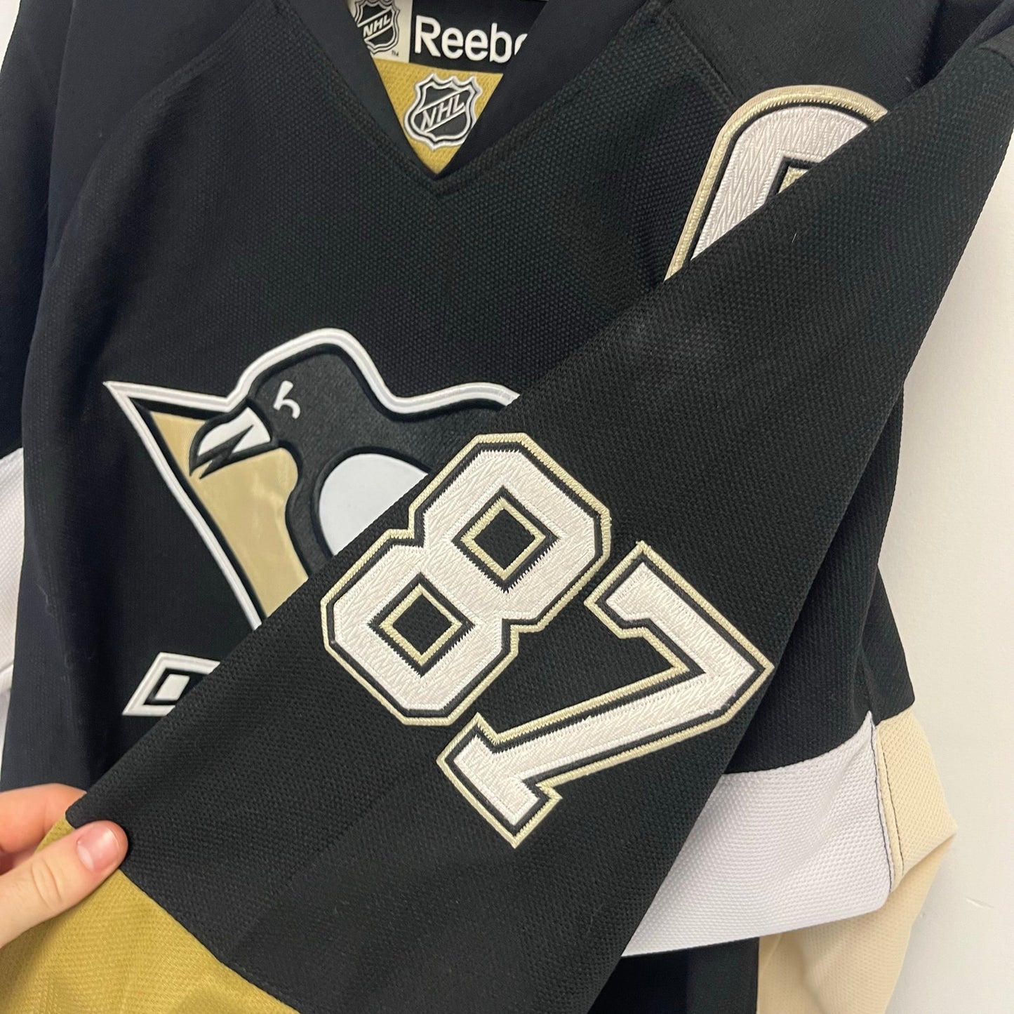 Vintage Sydney Crosby Pittsburgh Penguins Jersey L