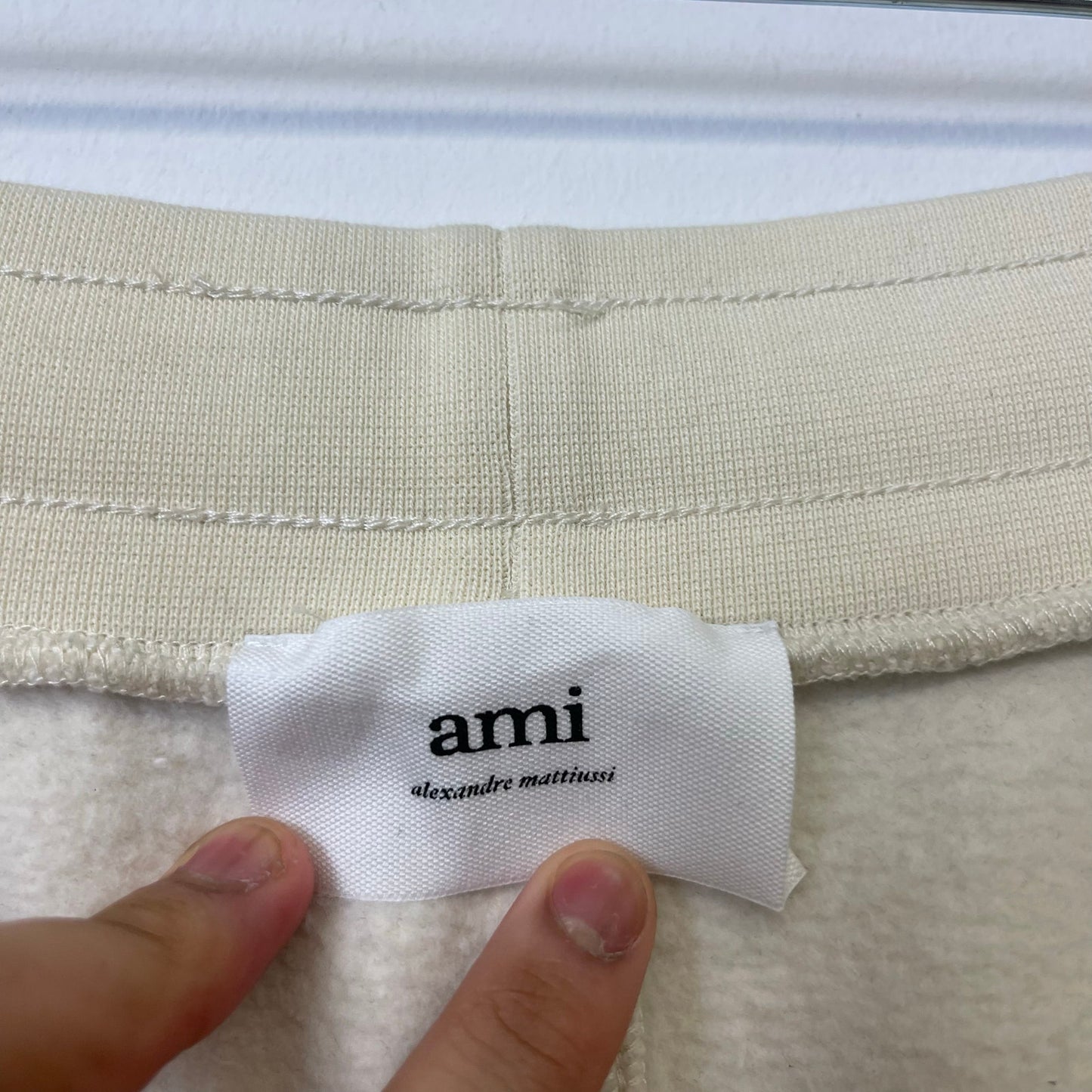 Ami cream sweatpants M/L